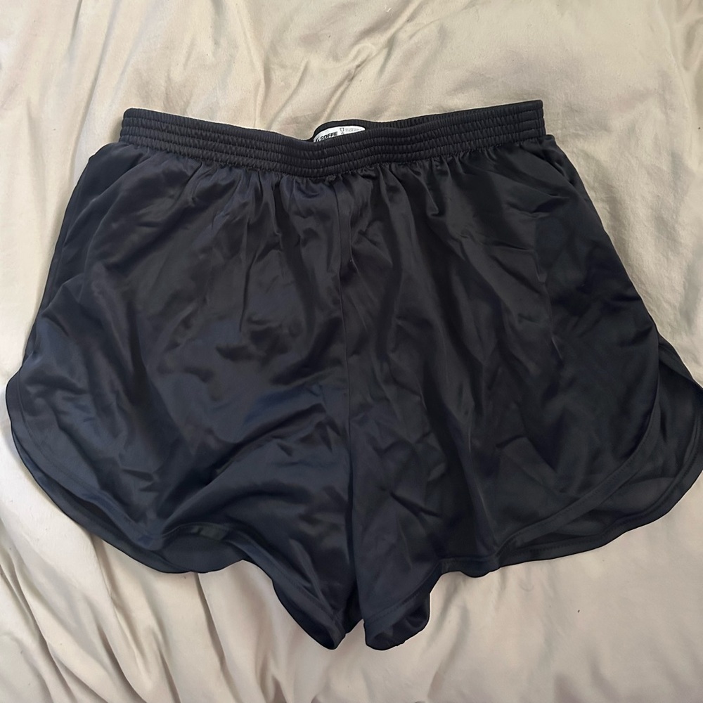 Soffe Black Athletic Shorts Lightweight and Relaxed Fit